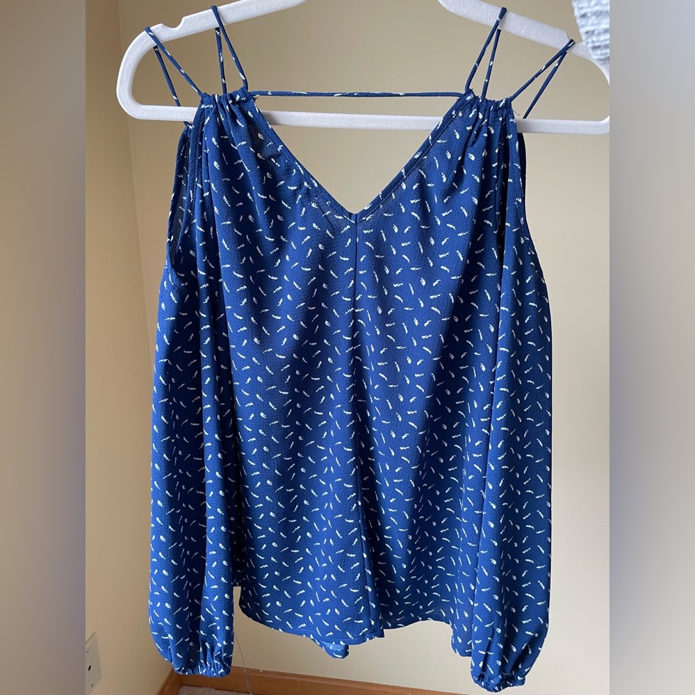 CRESCENT Cold Shoulder Blouse